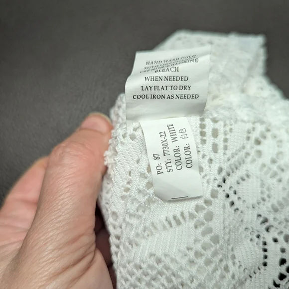 Club Z Collection Lace Hooded Poncho - Picture 8 of 8